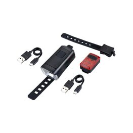 BBB set svetiel - STUD 50 COMBO - čierna