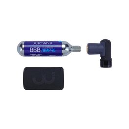 BBB CO2 pumpa/bombička - CO2 AIRPUSH - čierna