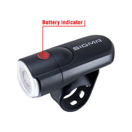 SIGMA SPORT predné svetlo - AURA 30 - čierna