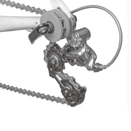 SUPER B držiak - CHAIN KEEPER TOOL TB-CH10 - oranžová/čierna