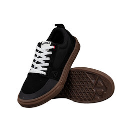 LEATT Cyklistické tretry - FLAT 1.0 - čierna/hnedá