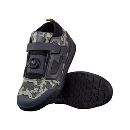 LEATT Cyklistické tretry - PROFLAT 3.0 - zelená/čierna