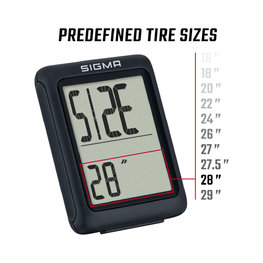 SIGMA SPORT tachometer - BC 5.0 ATS - čierna