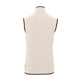 VAUDE Cyklistická vesta - ROSEMOOR FLEECE - ivory/žltá