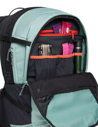 VAUDE batoh - BIKE ALPIN PRO 23+5 - čierna/tyrkysová