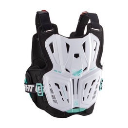 LEATT chránič na chrbát a hrudník - CHEST PROTECTOR 4.5 WOMEN - čierna/biela/zelená