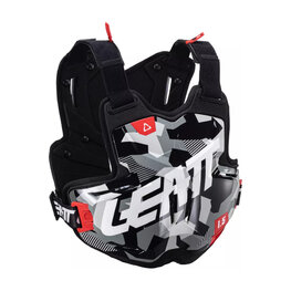 LEATT chránič na chrbát a hrudník - CHEST PROTECTOR 1.5 TORQUE - čierna/biela/červená