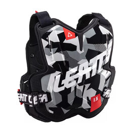 LEATT chránič na chrbát a hrudník - CHEST PROTECTOR 1.5 TORQUE - čierna/biela/červená