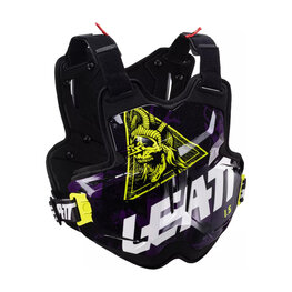 LEATT chránič na chrbát a hrudník - CHEST PROTECTOR 1.5 TORQUE - čierna/žltá/biela