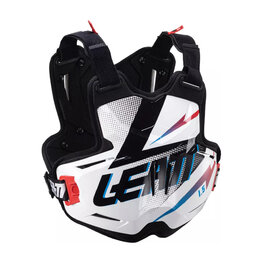 LEATT chránič na chrbát a hrudník - CHEST PROTECTOR 1.5 TORQUE - čierna/biela