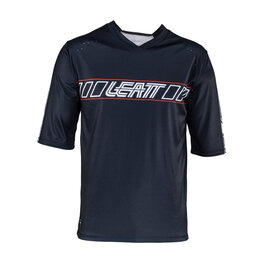 LEATT Cyklistický dres s krátkym rukávom - MTB ENDURO 3.0 - čierna