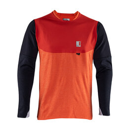 LEATT Cyklistický dres s dlhým rukávom letný - MTB ALL MOUNTAIN 5.0 - červená