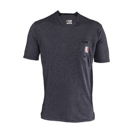 LEATT Cyklistický dres s krátkym rukávom - MTB ALLMOUNTAIN 2.0 - čierna