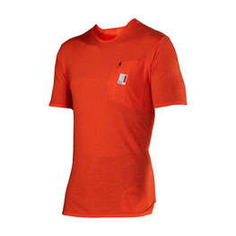 LEATT Cyklistický dres s krátkym rukávom - MTB ALLMOUNTAIN 2.0 - červená