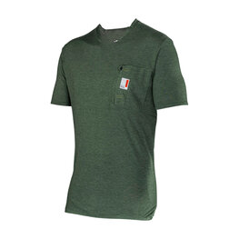 LEATT Cyklistický dres s krátkym rukávom - MTB ALLMOUNTAIN 2.0 - zelená