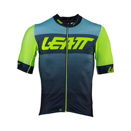 LEATT Cyklistický dres s krátkym rukávom - MTB ENDURANCE 6.0 - zelená/modrá