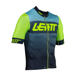 LEATT Cyklistický dres s krátkym rukávom - MTB ENDURANCE 6.0 - zelená/modrá