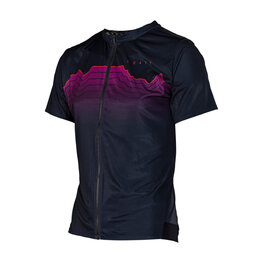 LEATT Cyklistický dres s krátkym rukávom - MTB TRAIL 3.0 - čierna