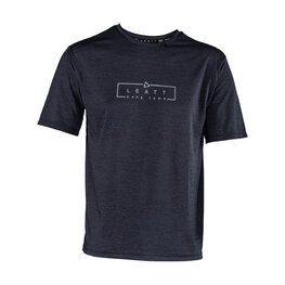 LEATT Cyklistický dres s krátkym rukávom - MTB TRAIL 1.0 - čierna