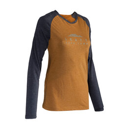 LEATT Cyklistický dres s dlhým rukávom letný - MTB ALL MOUNTAIN 3.0 W - hnedá