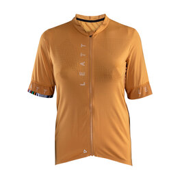 LEATT Cyklistický dres s krátkym rukávom - MTB ENDURANCE 5.0 W - oranžová