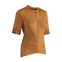 LEATT Cyklistický dres s krátkym rukávom - MTB ENDURANCE 5.0 W - oranžová