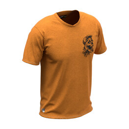 LEATT Cyklistický dres s krátkym rukávom - MTB ALLMOUNTAIN 2.0 JUNIOR - hnedá