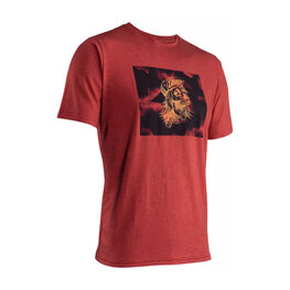 LEATT Cyklistické tričko s krátkym rukávom - CORE - červená