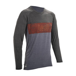 LEATT Cyklistický dres s dlhým rukávom letný - MTB GRAVITY 2.0 - čierna