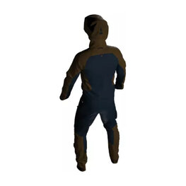 LEATT Cyklistická kombinéza - MONO SUIT MTB HYDRADRI 5.0 - hnedá/čierna