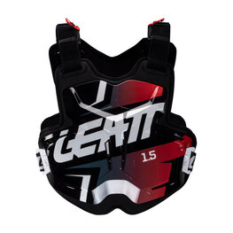 LEATT chránič na chrbát a hrudník - CHEST PROTECTOR TORQUE 1.5 - čierna/červená