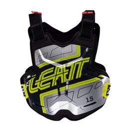 LEATT chránič na chrbát a hrudník - CHEST PROTECTOR TORQUE 1.5 - čierna/žltá