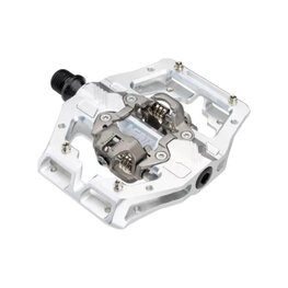 LEATT pedále - GRAVITY 6.0 CLIP-IN - strieborná