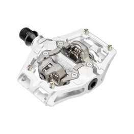 LEATT pedále - ALLMTN 6.0 CLIP-IN - strieborná