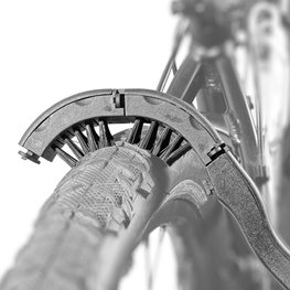 SUPER B kefa na čistenie - CLEANING BRUSH TB-1718 - šedá