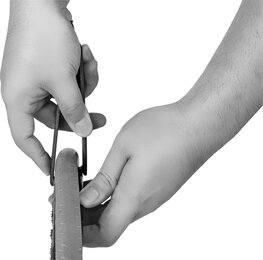 SUPER B montpáka - TIRE LEVER TB-TL08 - oranžová