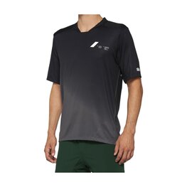 100% SPEEDLAB Cyklistický dres s krátkym rukávom - CELIUM - čierna/šedá