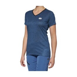 100% SPEEDLAB Cyklistický dres s krátkym rukávom - AIRMATIC W - modrá