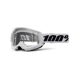 100% SPEEDLAB Cyklistické okuliare - STRATA 2 - biela/čierna