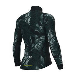 ALÉ Cyklistický dres s dlhým rukávom zimný - WILD PR-E - zelená