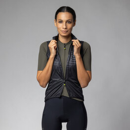 ALÉ Cyklistická vesta - SAUVAGE PR-E - čierna