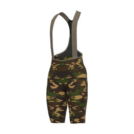 ALÉ Cyklistické nohavice krátke s trakmi - PR-E SAUVAGE - zelená