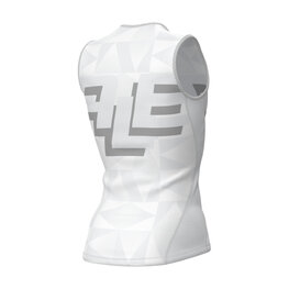 ALÉ Cyklistické tričko s krátkym rukávom - INTIMO MULTIVERSO - biela