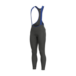 ALÉ Cyklistické nohavice dlhé s trakmi - KLIMATIK K-TOUR - čierna