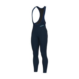 ALÉ Cyklistické nohavice dlhé s trakmi - KLIMATIK K-ATMO - modrá