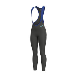 ALÉ Cyklistické nohavice dlhé s trakmi - KLIMATIK K-TOUR - čierna