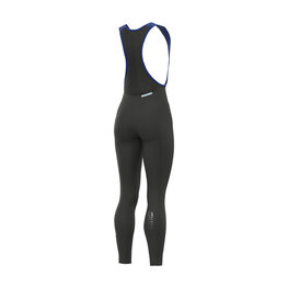 ALÉ Cyklistické nohavice dlhé s trakmi - KLIMATIK K-TOUR - čierna