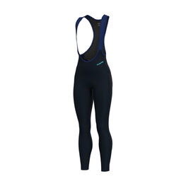 ALÉ Cyklistické nohavice dlhé s trakmi - KLIMATIK K-TOUR - modrá