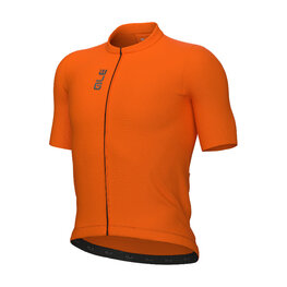 ALÉ Cyklistický dres s krátkym rukávom - COLOR BLOCK PRAGMA - oranžová