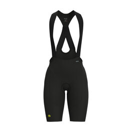 ALÉ Cyklistické nohavice krátke s trakmi - VOLTAGE R-EV1 - čierna